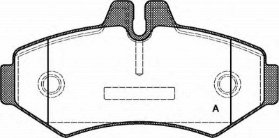 OPEN PARTS bpa073300 -  Комплект тормозных колодок, дисковый тормоз